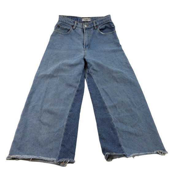 Pull&Bear Denim - Pull & Bear Wide Leg High Waisted Cropped Jeans
